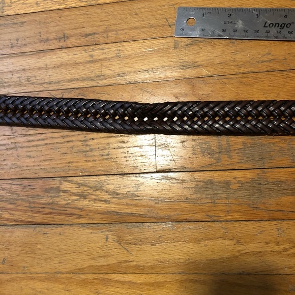 Braided leather belt - Picture 2 of 4